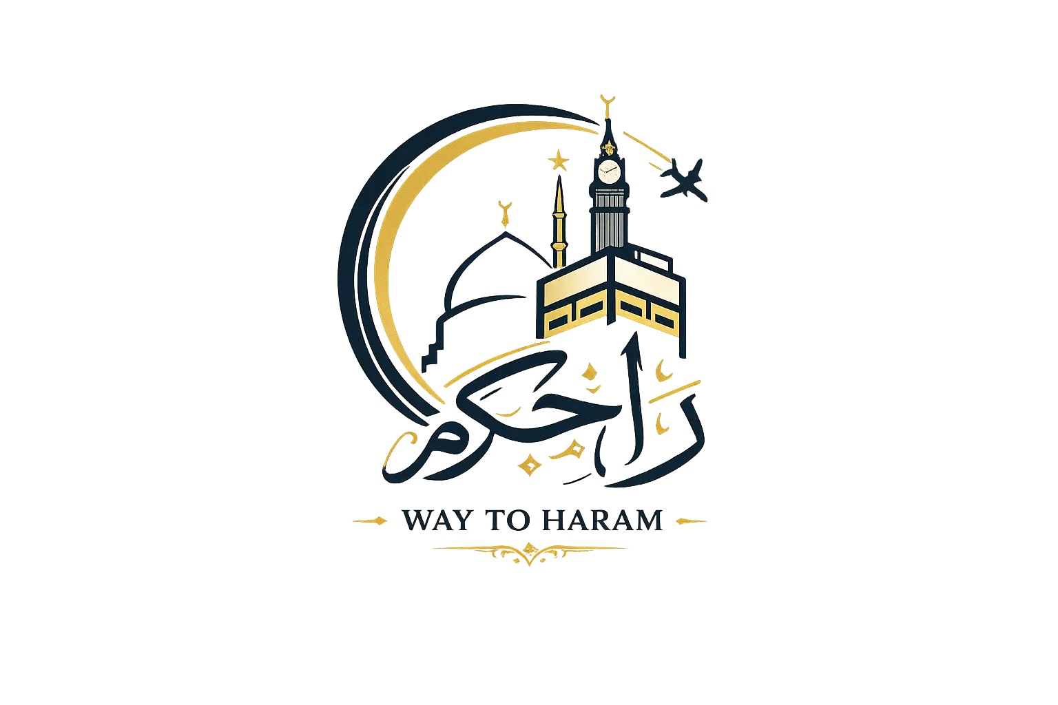 WAY TO HARAM — Premium Umrah & Hajj agency logo